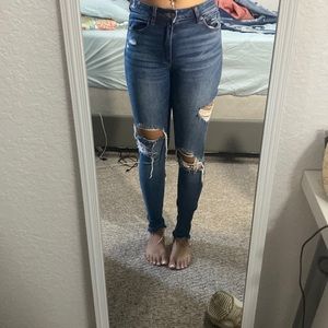 Skinny but stretchy jeans from American eagle will fit you like a glove